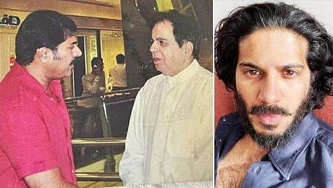 മമ്മൂട്ടിയും ദിലീപ് കുമാറും, ദുൽഖർ സൽമാൻ/ ഇൻസ്റ്റ​ഗ്രാം