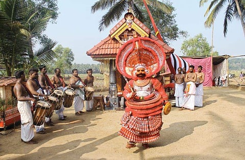 നമ്പോലന്‍ തെയ്യം/ ചിത്രം: സനീഷ് കുളപ്പുറം 