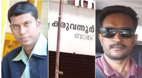 അറസ്റ്റിലായ ബിജുവും ജില്‍സും / ടെലിവിഷന്‍ ചിത്രം