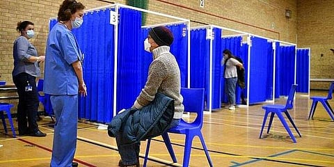 അമേരിക്കയിലെ ഒരുവാക്‌സിനേഷന്‍ കേന്ദ്രം