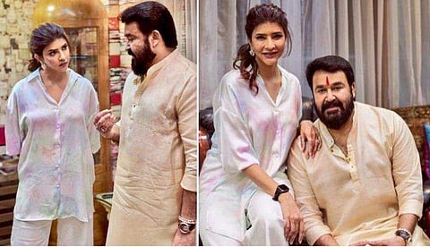 മോഹൻലാലിനൊപ്പം ലക്ഷ്മി മഞ്ചു/ ഇൻസ്റ്റ​ഗ്രാം