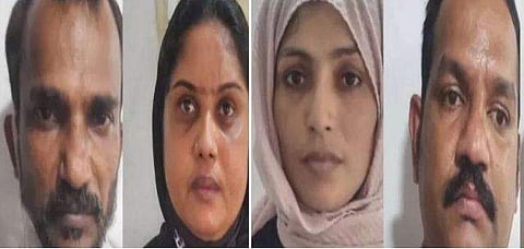 കിടപ്പറ രം​ഗങ്ങൾ ചിത്രീകരിച്ച് ഭീഷണി; ഹണി ട്രാപ്പിൽ കുടുക്കി സ്വർണവും പണവും തട്ടി; നാല് പേർ പിടിയിൽ