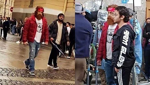 സൽമാൻ ഖാൻ ടൈ​ഗർ 3 ഷൂട്ടിങ്ങിനിടെ/ ഇൻസ്റ്റ​ഗ്രാം