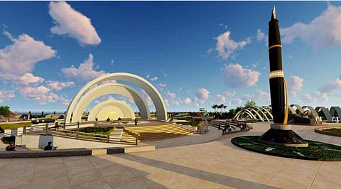 കരുണാനിധിയുടെ സ്മാരകത്തിന്റെ രൂപരേഖ ചിത്രം ഫെയ്‌സ്ബുക്ക്‌