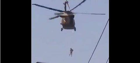 ട്വിറ്ററില്‍ പ്രചരിക്കുന്ന വീഡിയോയില്‍ നിന്ന്‌