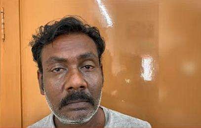 അറസ്റ്റിലായ യേശുദാസന്‍ / ടെലിവിഷന്‍ ചിത്രം