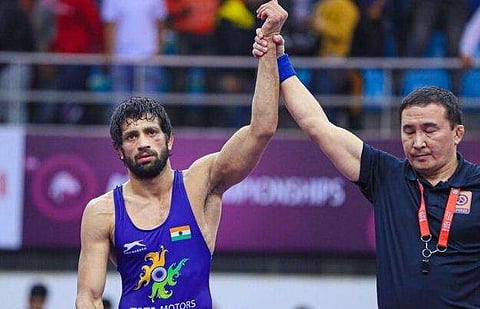 രവി കുമാര്‍ ദാഹിയ/ഫോട്ടോ: ട്വിറ്റര്‍