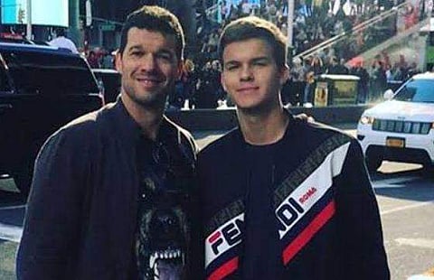 ബല്ലാക്കും മകനും/ ട്വിറ്റർ