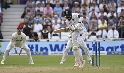 കെ എല്‍ രാഹുല്‍ നോട്ടിങ്ഹാമില്‍ ആദ്യ ഇന്നിങ്‌സില്‍ കെ എല്‍ രാഹുലിന്റെ ബാറ്റിങ്/ഫോട്ടോ: എപി