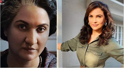 ബെൽബോട്ടത്തിൽ ഇന്ദിരാ ​ഗാന്ധിയായി ലാറ ദത്ത/ ഫേയ്സ്ബുക്ക്