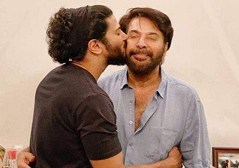 മമ്മൂട്ടി - ദുല്‍ഖര്‍ സല്‍മാന്‍ /ചിത്രം ഫെയ്‌സ്ബുക്ക്