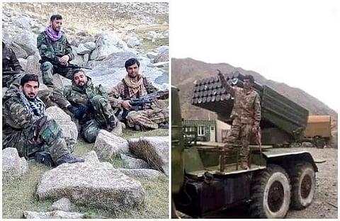 നോര്‍േത്തണ്‍ അലയന്‍സ് പോരാളികള്‍, താലിബാനില്‍ നിന്ന് പിടിച്ചെടുത്ത അമേരിക്കന്‍ നിര്‍മ്മിത വാഹനം/ ട്വിറ്റര്‍