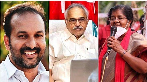 വിഷ്ണുനാഥ്, കാനം, മേഴ്‌സിക്കുട്ടിയമ്മ / ഫയല്‍ ചിത്രം