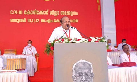 കോടിയേരി സമ്മേളനത്തിൽ സംസാരിക്കുന്നു/ ചിത്രം: ഫെയ്സ്ബുക്ക്