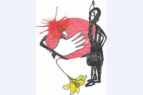 ചിത്രീകരണം: സചീന്ദ്രൻ കാറ‍ഡുക്ക