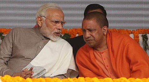 പ്രധാനമന്ത്രി നരേന്ദ്ര മോദി, യോഗി ആദിത്യനാഥ്‌