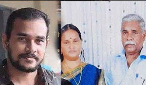 സനല്‍, കൊല്ലപ്പെട്ട ദേവിയും ചന്ദ്രനും/ ടെലിവിഷന്‍ ദൃശ്യം