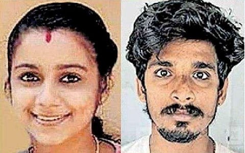 മരിച്ച സ്വാതിശ്രീ, അറസ്റ്റിലായ ഭർത്താവ് ശ്യാംലാൽ