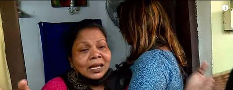 ഷാന്‍ ബാബുവിന്റെ അമ്മ മാധ്യമങ്ങള്‍ക്ക് മുന്നില്‍/ വീഡിയോ സ്‌ക്രീന്‍ഷോട്ട്‌