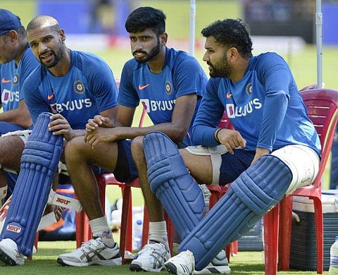 താരങ്ങൾ പരിശീലനത്തിനിടെ/ ഫയൽ