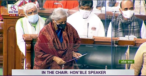 നിര്‍മ്മല സീതാരാമന്‍ സഭയില്‍