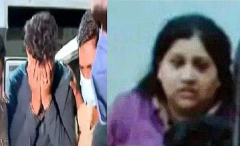 മെഡിക്കല്‍ കോളജില്‍ കുട്ടിയെ തട്ടിയെടുത്ത നീതു, കാമുകന്‍ ഇബ്രാഹീം ബാദുഷ/വീഡിയോ ദൃശ്യം