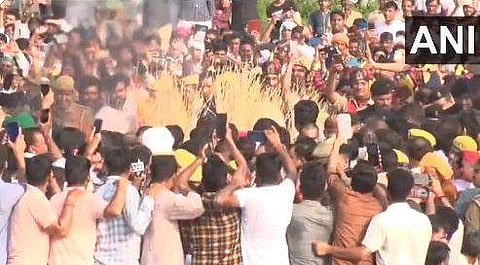 മുലായത്തിന്റെ സംസ്‌കാര ചടങ്ങ്‌