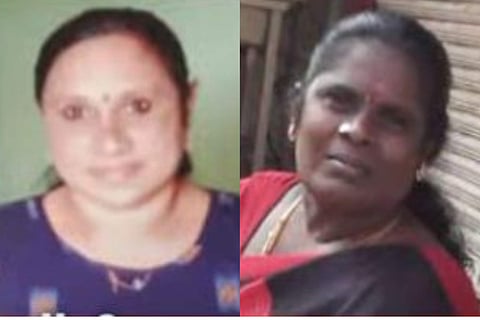 കൊല്ലപ്പെട്ട റോസ്‌ലിയും പത്മയും/ ടിവി ദൃശ്യം