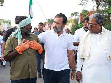 കര്‍ണാടകയില്‍ ഭാരത് ജോഡോ യാത്രയെത്തിയപ്പോള്‍