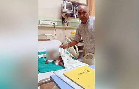 തെരുവുനായുടെ കടിയേറ്റ് മരിച്ച ഏഴുമാസം പ്രായമുള്ള കുഞ്ഞ്/ ട്വിറ്റര്‍