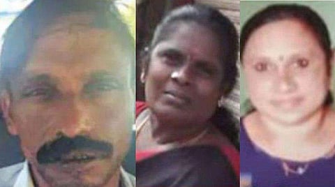 പ്രതി ഷാഫി, കൊല്ലപ്പെട്ട റോസ്‌ലി, പത്മ