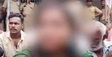 പീഡനത്തിന് ഇരയായ യുവതി മാധ്യമങ്ങളെ കാണുന്നു/ ടെലിവിഷന്‍ ചിത്രം