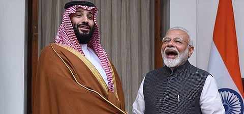 മുഹമ്മദ് ബിന്‍ സല്‍മാനും നരേന്ദ്ര മോദിയും/ഫയല്‍