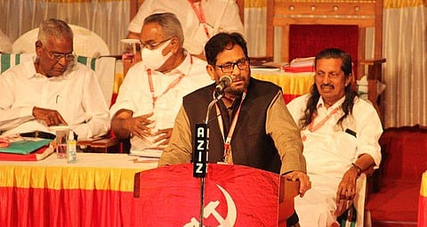 ഡി രാജ, കാനം രാജേന്ദ്രന്‍, പന്ന്യന്‍ രവീന്ദ്രന്‍ തുടങ്ങിയവര്‍ സംസ്ഥാന സമ്മേളനത്തില്‍/ ഫെയ്‌സ്ബുക്ക്