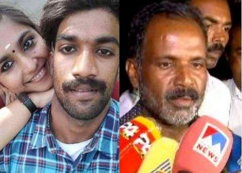 ഷാരോണ്‍ രാജും ഗ്രീഷ്മയും, ഷാരോണിന്റെ അച്ഛന്‍