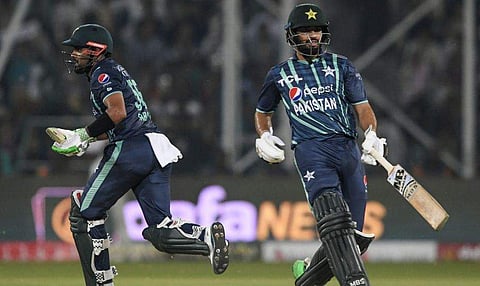 ബാബര്‍ അസം, മുഹമ്മദ് റിസ്വാന്‍/ഫോട്ടോ: എഎഫ്പി