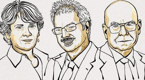 രസതന്ത്ര നൊബേല്‍ ലഭിച്ച മൂന്ന് ശാസ്ത്രജ്ഞന്മാര്‍, IMAGE CREDIT: THE NOBEL PRIZE