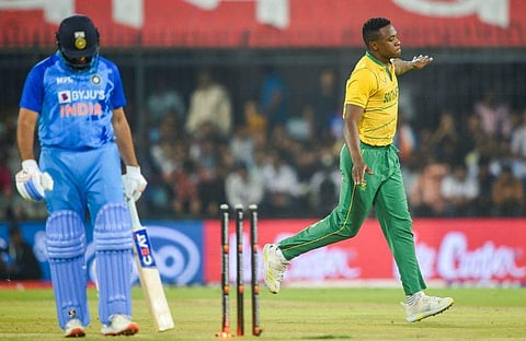 രോഹിത് ശർമ്മ പുറത്തായപ്പോൾ/ ചിത്രം: പിടിഐ