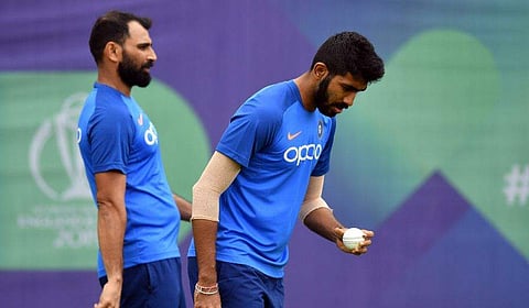 മുഹമ്മദ് ഷമി, ബുമ്ര/ഫോട്ടോ: എഎഫ്പി