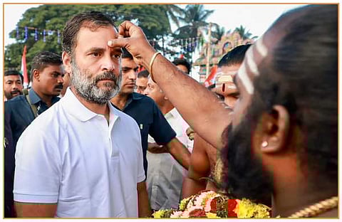 രാഹുല്‍ ഗാന്ധി ഭാരത് ജോഡോ യാത്രയില്‍/ പിടിഐ