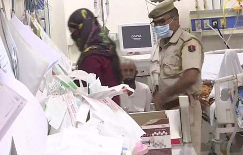 പരിക്കേറ്റ വയോധിക ആശുപത്രിയില്‍ ചികിത്സയില്‍