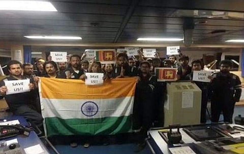 'ഹീറോയിക് ഇഡുനെ'  കൊണ്ടുപോകാന്‍ നൈജീരിയ; യുദ്ധക്കപ്പല്‍ ലൂബ തുറമുഖത്ത് 