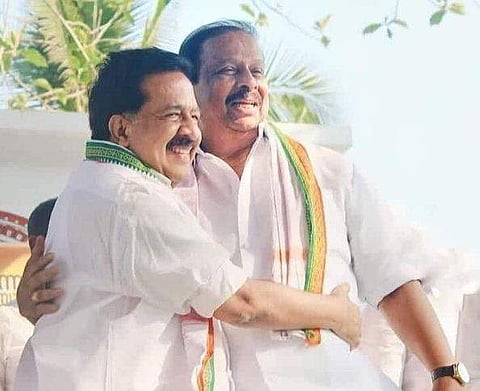 സുധാകരനും രമേശ് ചെന്നിത്തലയും/ ഫെയ്‌സ്ബുക്ക്