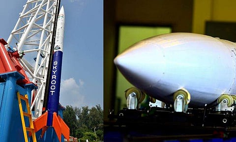 വിക്ഷേപണത്തിന് ഒരുങ്ങുന്ന വിക്രം എസ്/ ട്വിറ്റർ