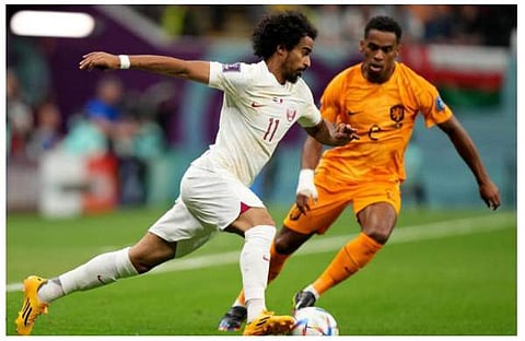 നെതർലൻഡ്‌സ് ഖത്തർ മത്സരത്തിൽ നിന്ന്/ ചിത്രം: എഎൻഐ