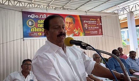 കെ സുധാകരന്‍ പ്രസംഗിക്കുന്നു/ ഫെയ്‌സ്ബുക്ക്