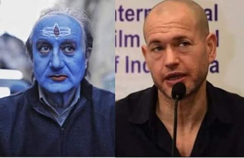 കശ്മീർ ഫയൽസ് ചിത്രത്തിലെ ദൃശ്യം, ഇസ്രയേലി സംവിധായകൻ ന​ദാവ് ലാപ്പിഡ്/ ഫയൽ ചിത്രം