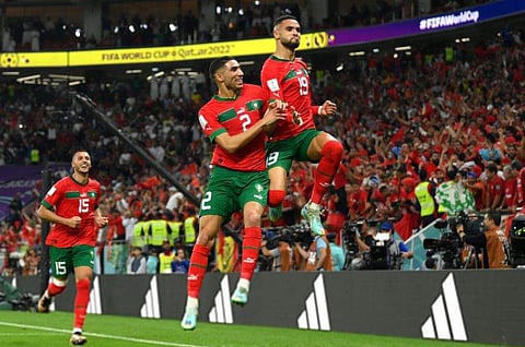 മൊറോക്കോയ്‌ക്കെതിരെ ഗോള്‍ നേടിയ യൂസഫ് എന്‍ നെസിറി/ ട്വിറ്റര്‍