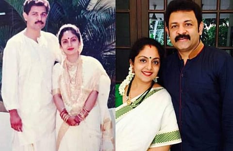 കൃഷ്ണകുമാറും സിന്ധുവും/ ചിത്രം; ഫെയ്സ്ബുക്ക്