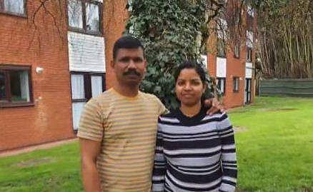 കൊല്ലപ്പെട്ട അഞ്ജു ഭര്‍ത്താവിനൊപ്പം